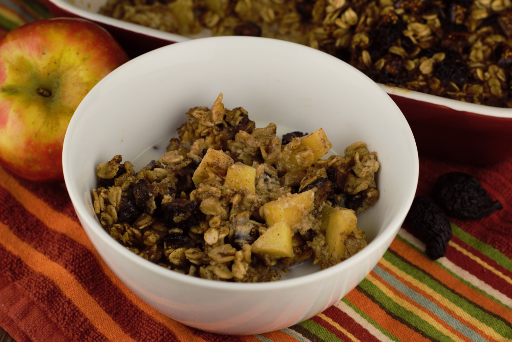Baked Apple Fig Oatmeal