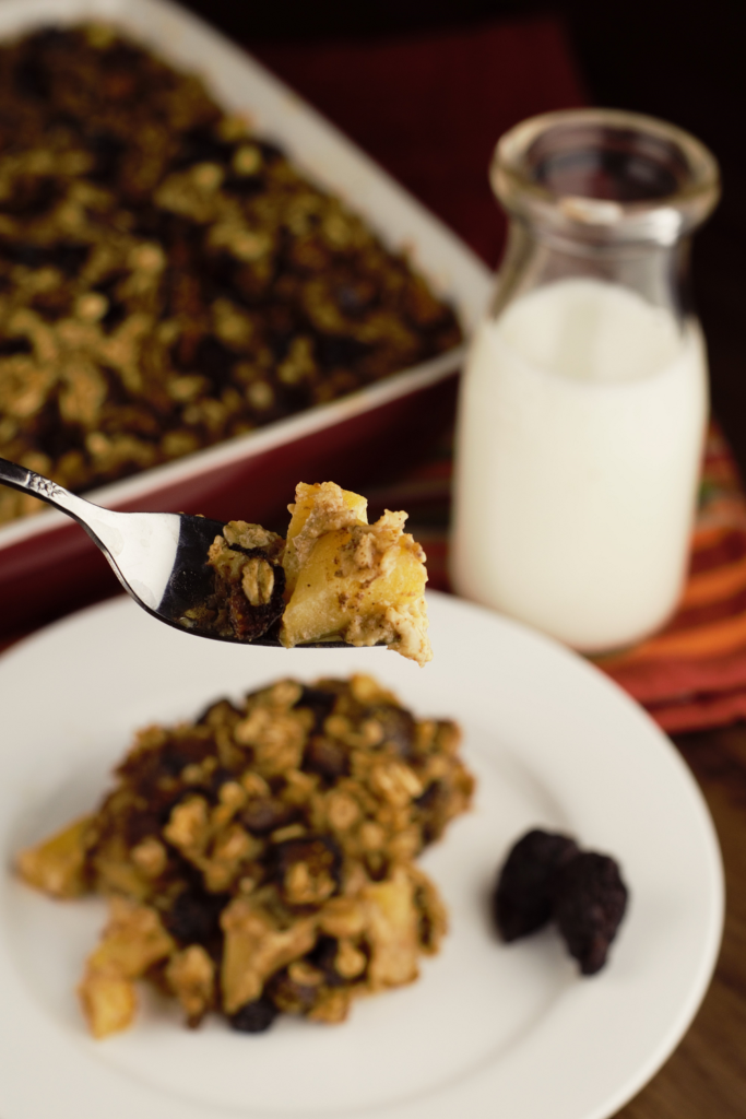 Baked Apple Fig Oatmeal