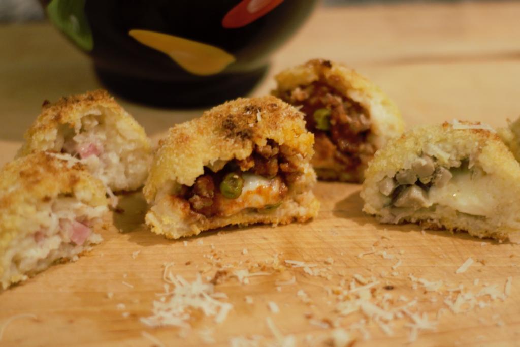 Baked Arancini Rice Balls