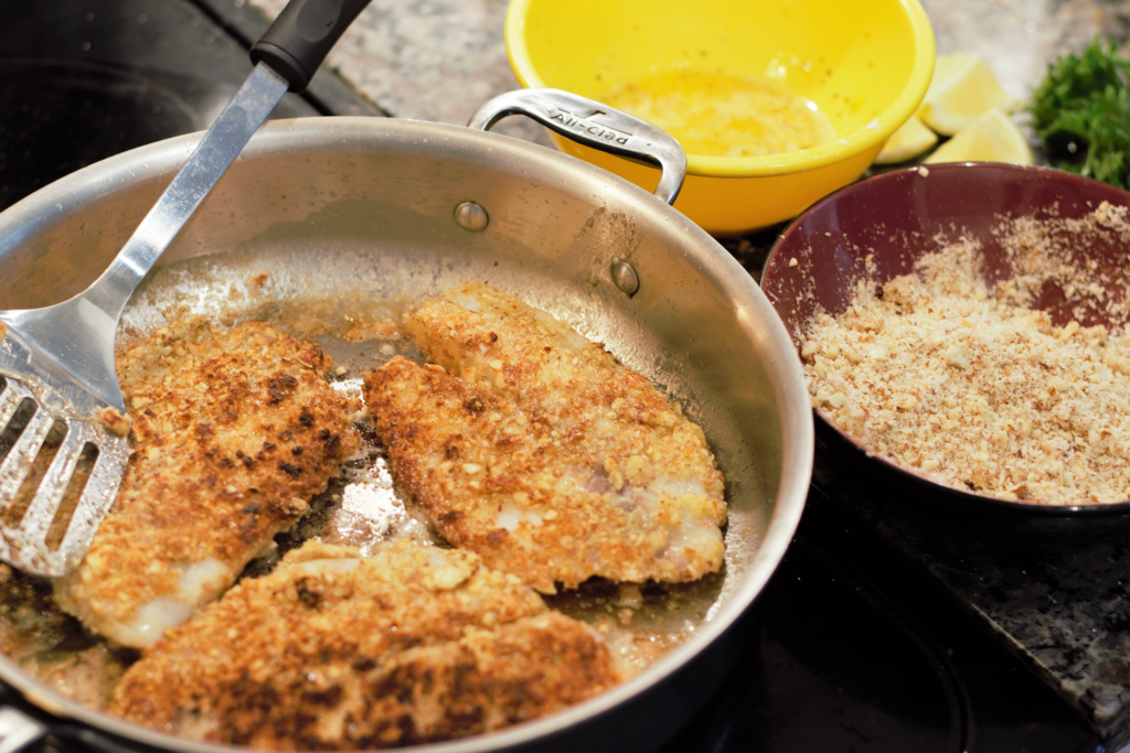 Almond-Crusted Tilapia
