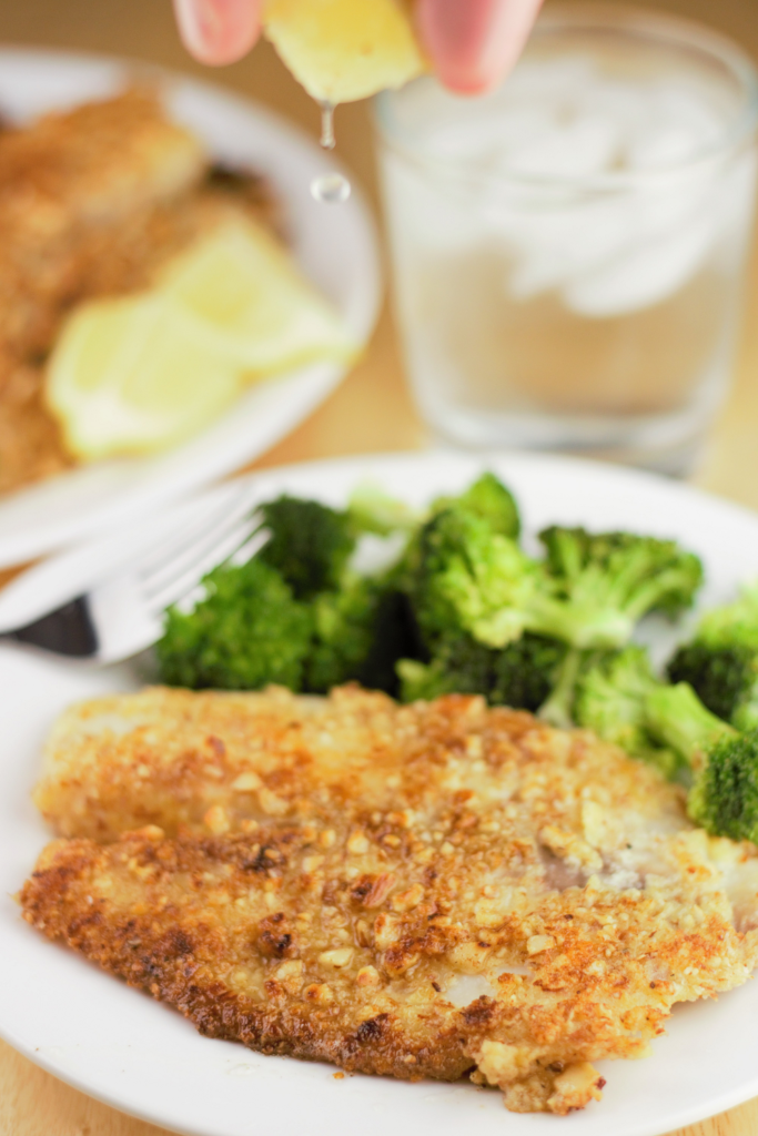 Almond-Crusted Tilapia