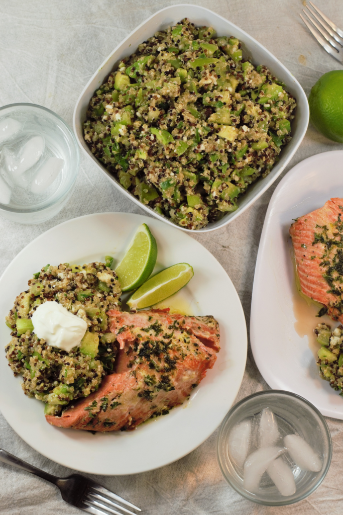 Green Goodness Quinoa Salad | Mountain Cravings