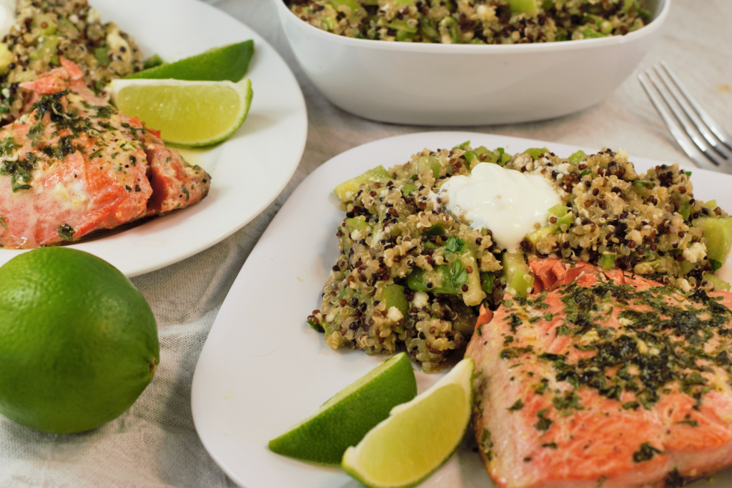 Green Goodness Quinoa Salad | Mountain Cravings